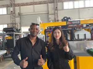 Zambian customers visit our factory