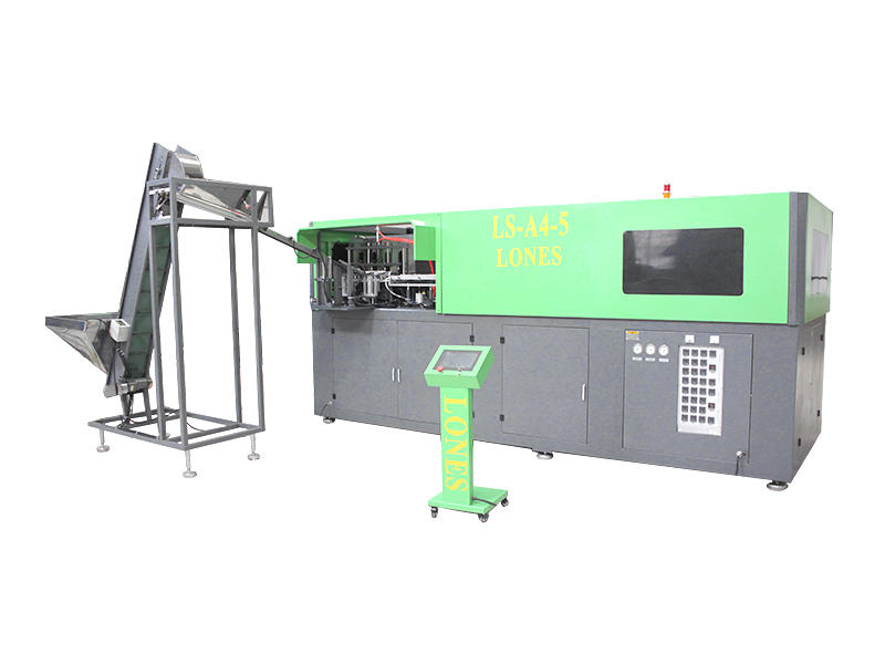 LS-A4-5L 4 cavity full automatic PET bottle stretch molding machine for 2L to 7L bottles